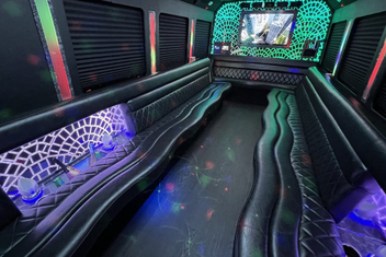 Richardson Limo Bus Interior