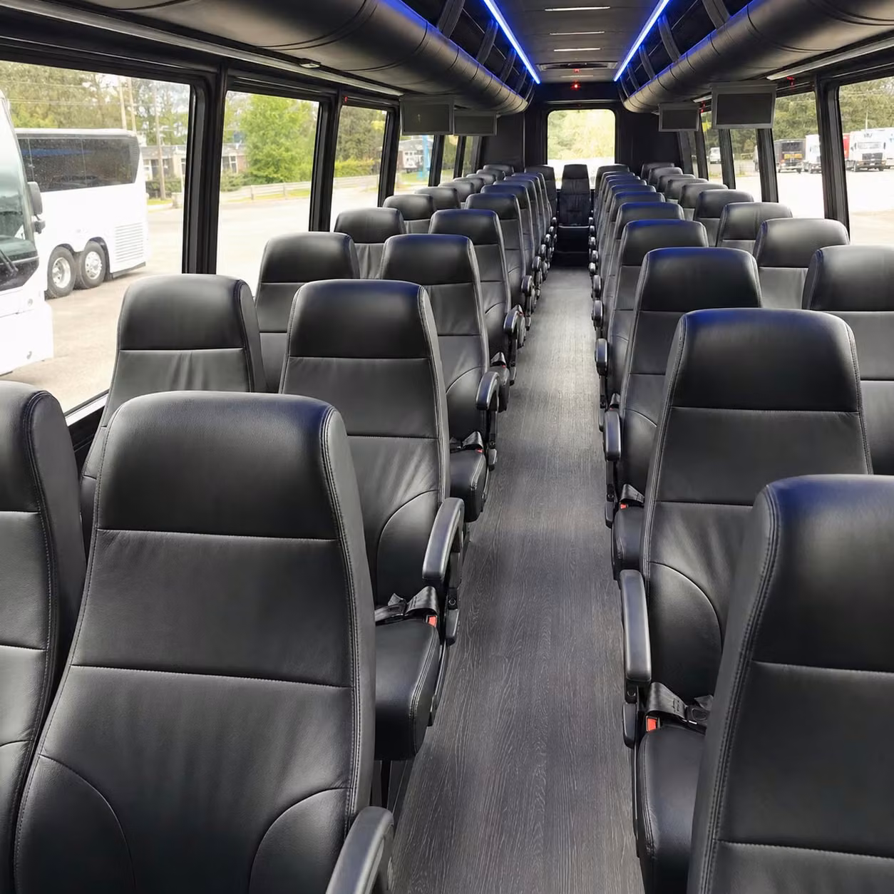 25 passenger minibus interior