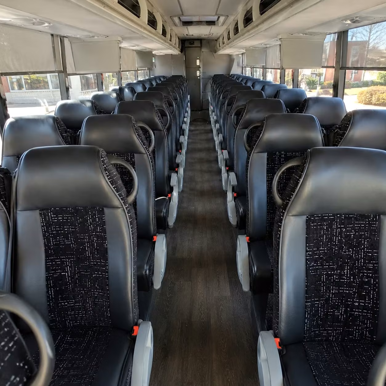 richardson charter bus rental interior